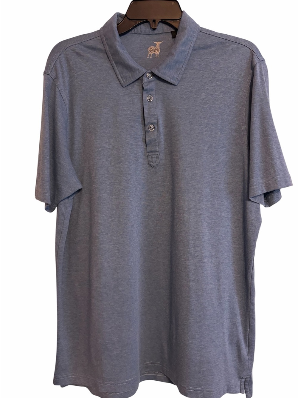 Raffi Men’s blue polo style short sleeve